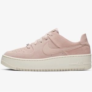 Light Pink Suede Air Force 1s